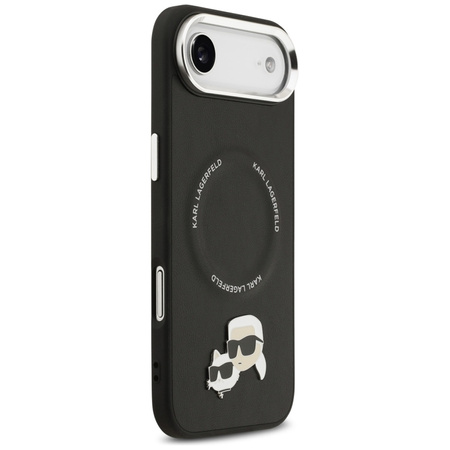 Karl Lagerfeld Karl & Choupette Pins MagSafe - Pouzdro iPhone Air (černá)