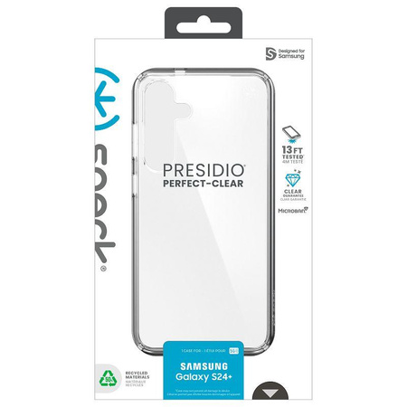 Speck Presidio Perfect-Clear - Etui Samsung Galaxy S24+ (Clear/Clear)