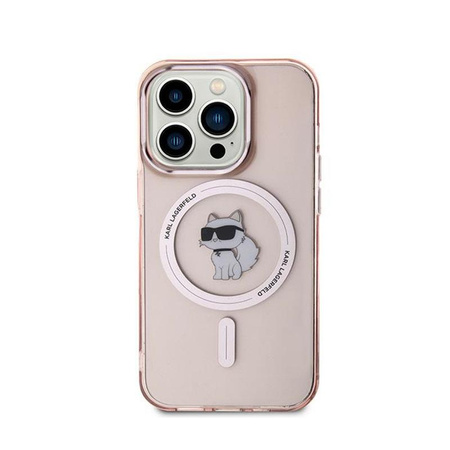 Karl Lagerfeld IML Choupette MagSafe - Hülle für iPhone 14 Pro (rosa)