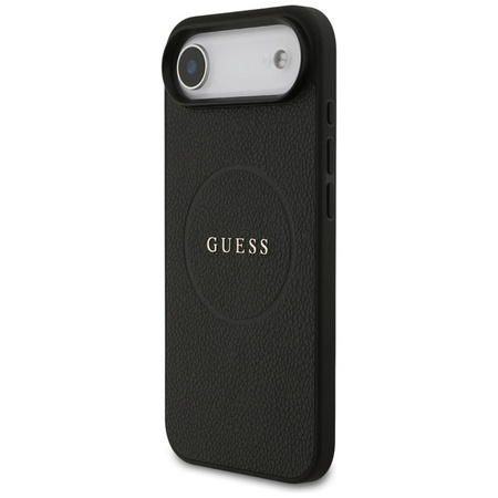 Guess Grained Ring MagSafe - Case iPhone Air (black)