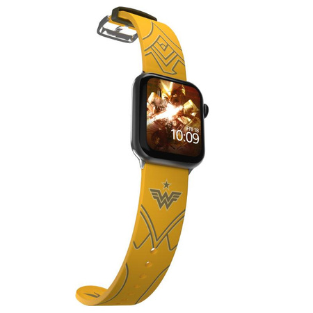 DC Comics - Bracelet pour Apple Watch 38/40/41/42/44/45/49 mm (Wonder Woman 1984 : Golden Armor)