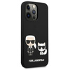 Karl Lagerfeld Slilicone Karl & Choupette - Case for iPhone 13 Pro (Black)