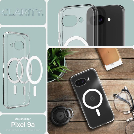 Spigen Ultra Hybrid MagSafe - pouzdro pro Google Pixel 9a (bílé)