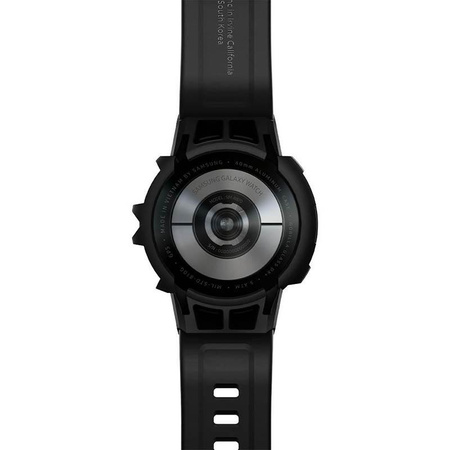 Spigen Rugged Armor Pro - Armband + Tasche für Samsung Galaxy Watch 4 / 5 40 mm (Graphit)