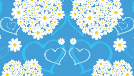 Nexgen Skins - 3D-Effekt iMac 27" Gehäuse Skin Set (Hearts and Daisies 3D)