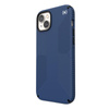 Speck Presidio2 Grip - Anti-Rutsch-Hülle für iPhone 14 Plus (Küstenblau / Schwarz / Weiß)