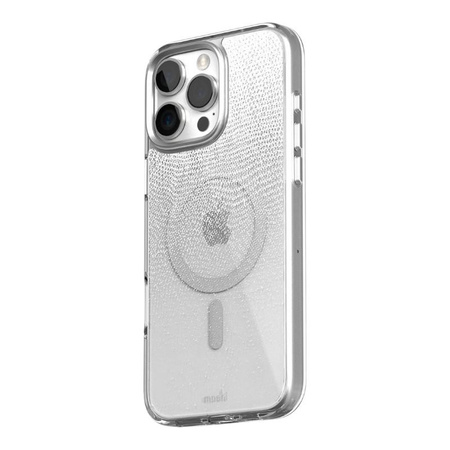 Moshi iGlaze MagSafe - pouzdro pro iPhone 16 Pro (bílá mlha)