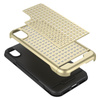 Zizo Star Diamond Hybrid Cover for iPhone X (Gold/Black)