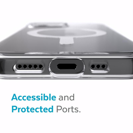 Speck Presidio Perfect-Clear + MagSafe - iPhone 12 / iPhone 12 Pro Case with MICROBAN Coating (Clear)