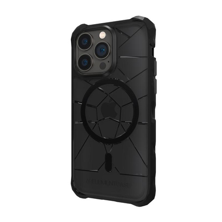 Element Case Special Ops X5 MagSafe - Armored iPhone 14 Pro Max Case (Mil-Spec Drop Protection) (Smoke/Black)