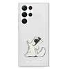 Karl Lagerfeld Choupette Fun  - Etui Samsung Galaxy S22 Ultra (przezroczysty)