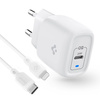 Spigen ArcStation - USB-C PD 20W power charger + USB-C to Lightning cable