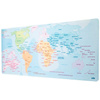 Tapis de jeu/de bureau Carte du monde XXL (couleur)