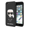 Karl Lagerfeld Fullbody Silicone Iconic - Case iPhone SE 2022 / SE 2020 / 8 / 7 (Noir)