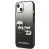 Karl Lagerfeld Gradient Ikonik Karl & Choupette - Etui iPhone 13 (czarny)
