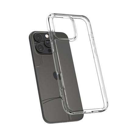Spigen Ultra Hybrid - Coque pour iPhone 16 Pro Max (Transparent)