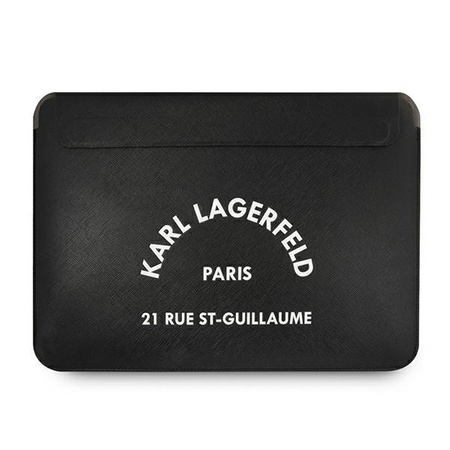 Karl Lagerfeld Saffiano RSG-Hülle - 16" Notebooktasche (Schwarz)