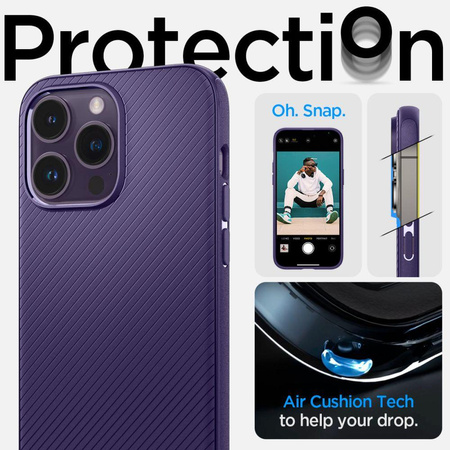 Spigen Mag Armor - Coque pour iPhone 14 Pro (Violet)