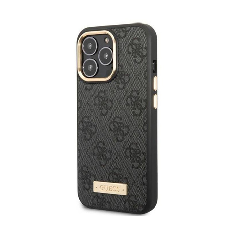 Guess 4G Logo Plate MagSafe - iPhone 13 Pro Case (noir)