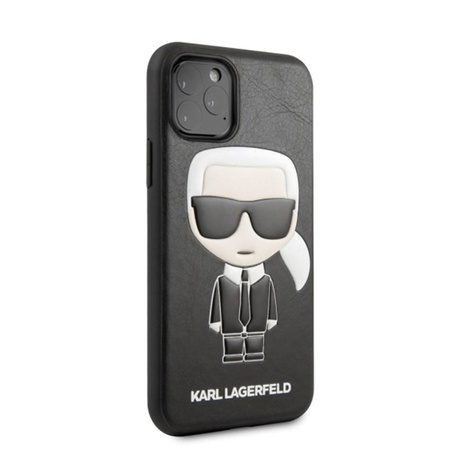 Karl Lagerfeld Iconic Karl Embossed Fullbody - iPhone 11 Pro Tasche (Schwarz)