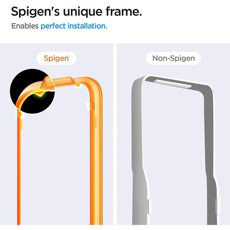 Spigen Alm Glas.TR 2-Pack - gehärtetes Glas für Samsung Galaxy A54 5G (2 Stk.) (Löschen)