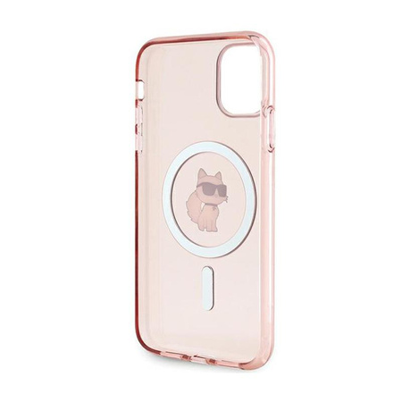 Karl Lagerfeld IML Choupette MagSafe - Case for iPhone 11 (Pink)