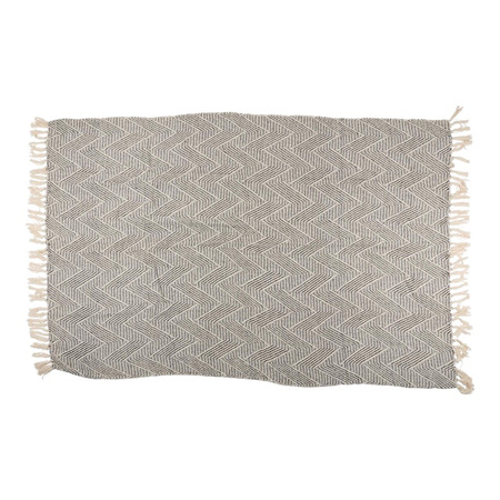 Arti Casa - Herringbone Cotton Blanket 130x170 cm (Black / White)