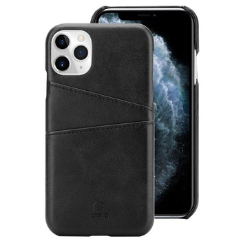 Crong Neat Cover - Étui pour iPhone 11 Pro avec poches (noir)