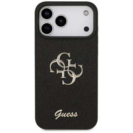 ETUI DO IPHONE 17 PRO MAX CZARNE GUESS ORYGINALNE BROKATOWE ELEGANCKIE