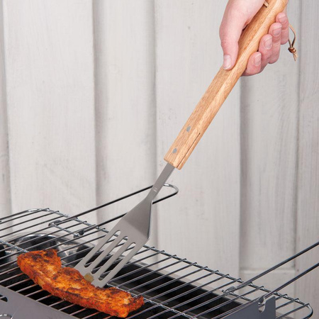 Spatule BBQ manche en chêne 41 cm