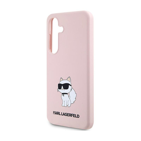 Karl Lagerfeld Silicone Choupette - Etui Samsung Galaxy S24+ (różowy)