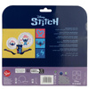 Disney Stitch - Sada nádobí do mikrovlnné trouby 5 ks. z kolekce Palms (talíř, miska, šálek, vidlička, lžíce)
