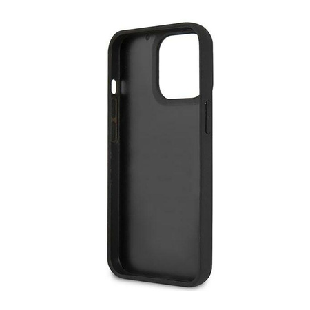 Karl Lagerfeld 3D gumi Karl`s Head - iPhone 14 Pro tok (fekete)