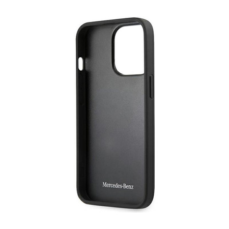 Mercedes Leather Urban Line - Étui pour iPhone 15 Pro (noir)