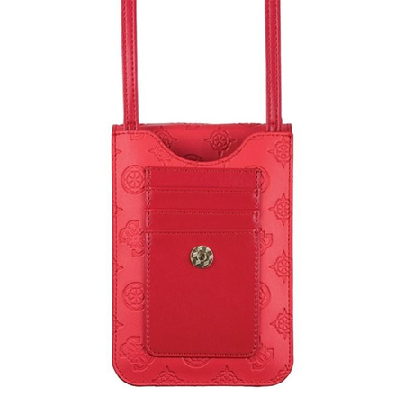Guess 4G Peony Wallet Bag - Táska okostelefon rekesszel (piros)