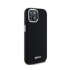 DKNY Liquid Silicone Small Metal Logo MagSafe - Coque pour iPhone 15 Plus / 14 Plus (noir)