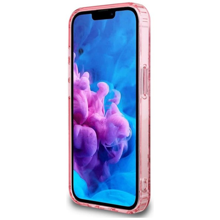 Guess IML Flowers MagSafe - Case for iPhone 16e (pink)