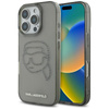 Karl Lagerfeld IML strasszos Karl Head - tok iPhone 16 Pro készülékhez (fekete)
