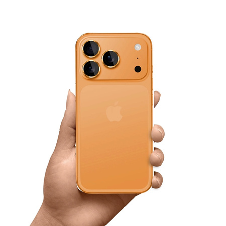 3mk Lens Protection Pro - Camera Lens Glass for iPhone 17 Pro / iPhone 17 Pro Max (Orange)