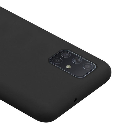 Crong Color Cover - Étui Samsung Galaxy A51 (noir)