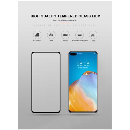 Mocolo 2.5D Full Glue Glas - Schutzglas für Huawei P40