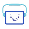Speck Case-E Run - iPad 10.2" 9 (2021) / 8 (2020) / 7 (2019) tok MICROBAN bevonattal (Charge Blue / Brave Blue)