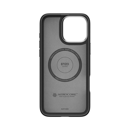 Spigen Enzo Aramid MagSafe - iPhone 16 Pro Max Tasche (Schwarz / Silber)