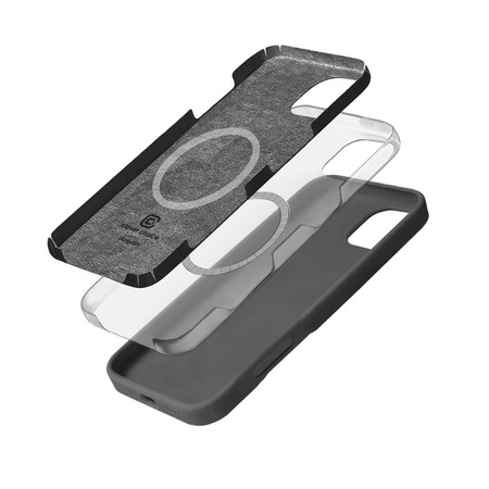 Crong Color Cover Magnetic - Custodia MagSafe per iPhone 16 Pro (Titanio)