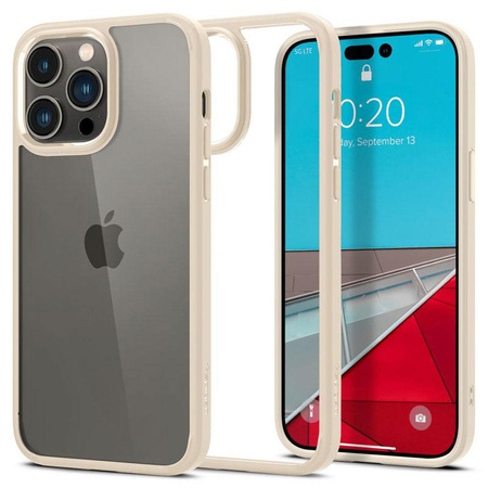Spigen Ultra Hybrid - Etui do iPhone 14 Pro Max (Beżowy)