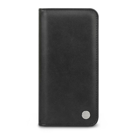 Moshi Overture - 3 az 1-ben iPhone 13 Pro Max flip tok (antibakteriális NanoShield™) (Jet Black)