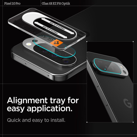 Spigen Optik GLAS.TR Camera Protector 2-Pack - Linsenschutz für Google Pixel 10 Pro (Crystal Clear)