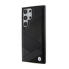BMW Signature Leather Crossing Lines Pattern - Case for Samsung Galaxy S24 Ultra (Black)