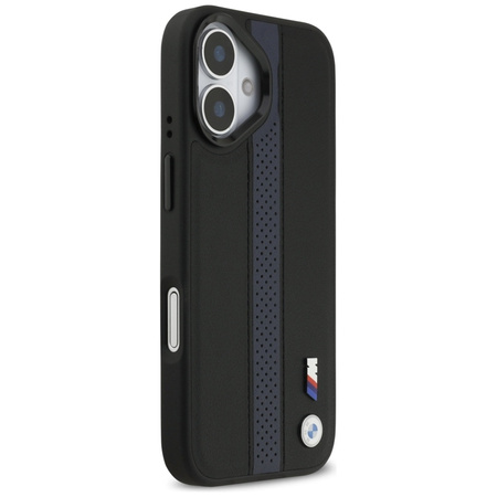 BMW M Perforated Stripe Logo MagSafe - iPhone 17 Case (Blue)