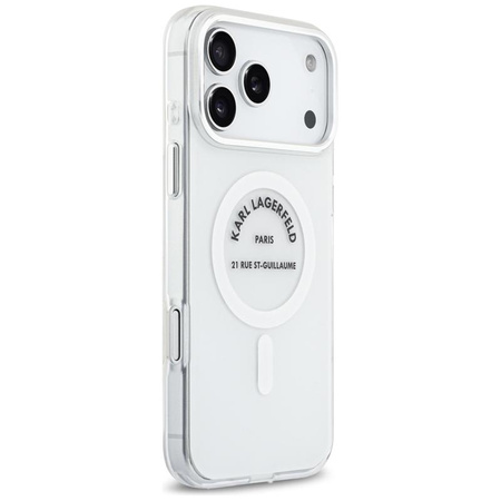 ETUI DO IPHONE 17 PRO MAX do MAGSAFE KARL LAGERFELD ORYGINALNE BEZBARWNE